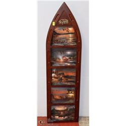 TERRY REDLIN 5PC COLLECTOR PLATES CANOE SERIES W/