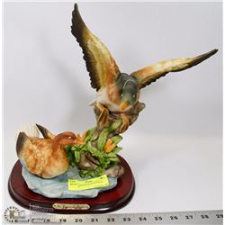 THE CANADIAN ROCKIES DUCK STATUE.