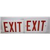 Image 1 : SET OF NEW EXIT SIGNS.