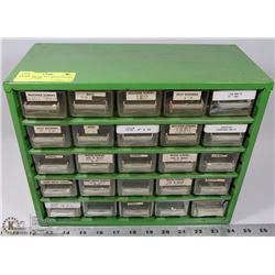 ESTATE METAL NUT AND BOLT BIN FULL OF ITEMS