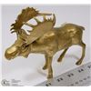 Image 1 : BRASS MOOSE FIGURINE