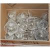 Image 1 : BOX OF ASSORTED WINE GLASSES