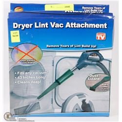 NEW DRYER LINT VAC ATTACHMENT