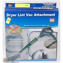 NEW DRYER LINT VAC ATTACHMENT