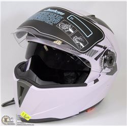 FLIP UP CHIN DUAL VISOR DOT APPROVED JIEKAI HELMET