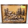 Image 1 : VINTAGE MOOSE 3D WALL METAL & WOOD DISPLAY