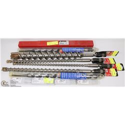 LOT OF ASSORTED DRILL BITS (SOME HILTI)
