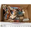 Image 1 : BOX W/ RELIGIOUS FIGURINES