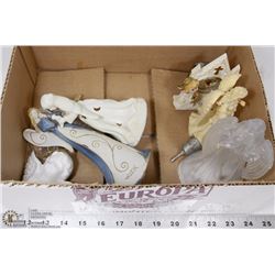 LOT OF 7 ANGEL FIGURINES