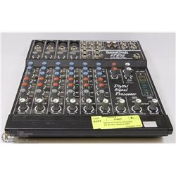 SOUNDTECH ST802 8 CHANNEL MIXER W/ DIG. SIGNAL PRO