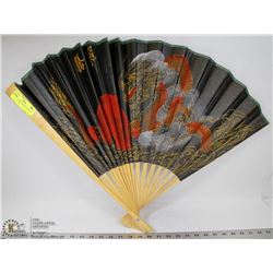 ORIENTAL DRAGON WALL DECOR FAN