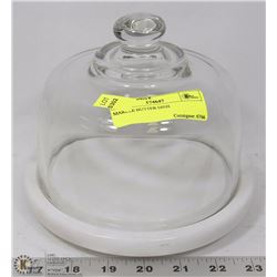 MARBLE BUTTER DISH