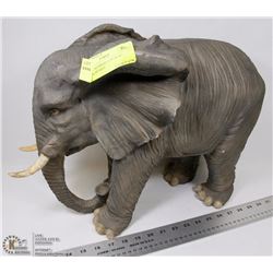 LARGE ELEPHANT STATUE 16” LONG, 24” HIGH