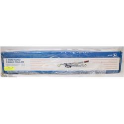 NEW JET 4 TON DOUBLE PAWL HAND CABLE PULLER SUPER