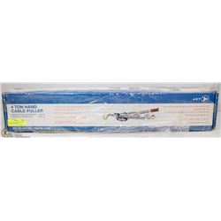 NEW JET 4 TON DOUBLE PAWL HAND CABLE PULLER SUPER