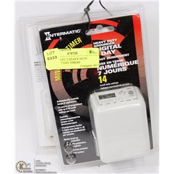 NEW INTERMATIC 2 HEAVY DUTY DIGITAL 7 DAY TIMERS