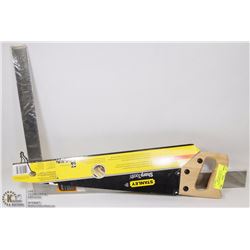 NEW STANLEY 15-087 SHARP TOOTH ROUGH CUT 20" & SQUARE.