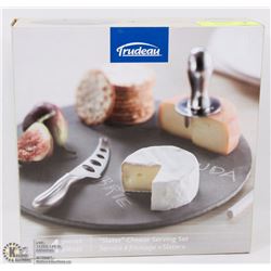 NEW TRUDEAU 4 PCS "SLATER" CHEESE SERVING SET