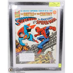 1976 OVERSIZED SUPERMAN VS SPIDERMAN COMIC LTD.ED.