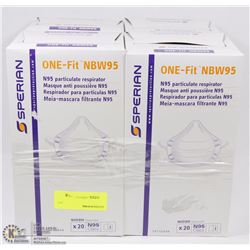 4 CASES OF SPERIAN ONE FIT N95 PARTICULATE