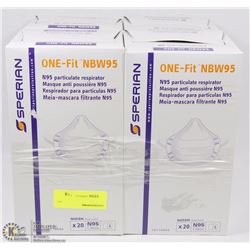 4 CASES OF SPERIAN ONE FIT N95 PARTICULATE