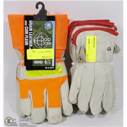TWO BUNDLES OF WORK GLOVES