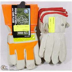 TWO BUNDLES OF WORK GLOVES