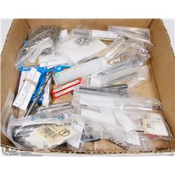 FLAT OF DRILL BITS, TAPS, AND KEY BARS