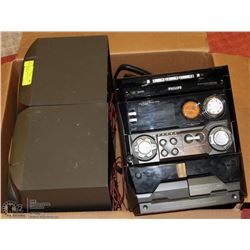 PHILLIPS 3CD MINI SYSTEM W/REMOTE