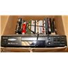 Image 1 : BOX W/ 100 DVDS & A TOSHIBA DVD PLAYER