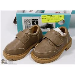 NEW TWINKIE SIZE 4 DARK TAN KIDS SHOES