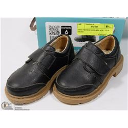 NEW TWINKIE SIZE 6 BLACK KIDS SHOES