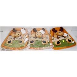 LOT OF THREE SMALL KIDS BACKPACKS