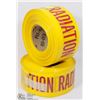 Image 1 : TWO ROLLS OF RADIATION HAZARD TAPE