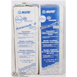 2 BOXES OF MAPEI UNSANDED SILICONIZED ACRYLIC