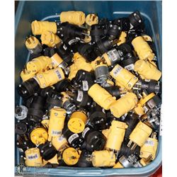 TOTE OF REPLACEMENT PLUG ENDS