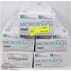 5 BOXES OF MICRO TOUCH NITRILE TEXTURED DISPOSABLE