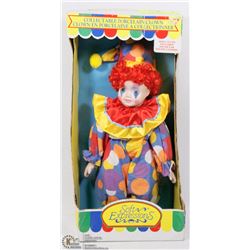 SOFT EXPRESSIONS PORCELAIN FACED DOLL WITH STAND