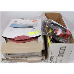 BUNDLE OF 3M RED ABRASIVE DISCS