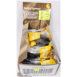 CASE OF CARHARTT SAFETY GLASSES