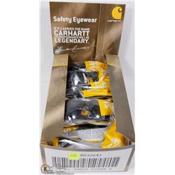 CASE OF CARHARTT SAFETY GLASSES