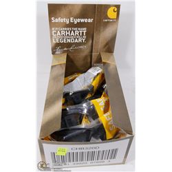 CASE OF CARHARTT SAFETY GLASSES