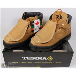 TERRA LEATHER WORK BOOTS SIZE 6.5