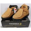 TERRA LEATHER WORK BOOTS SIZE 6.5