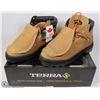 TERRA LEATHER WORK BOOTS SIZE 6.5