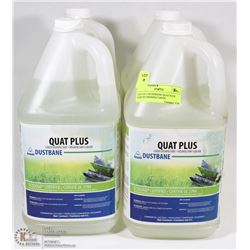 LOT OF 4 DUSTBANE QUAT PLUS LIQUID DISINFECTANTS