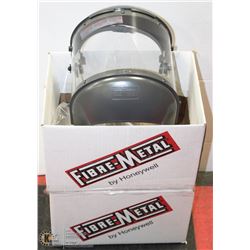 2 NEW FIBERMETAL FULL FACE SHIELDS FOR HARD HATS
