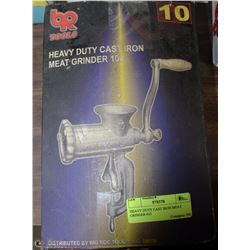 HEAVY DUTY CAST IRON MEAT GRINDER #10