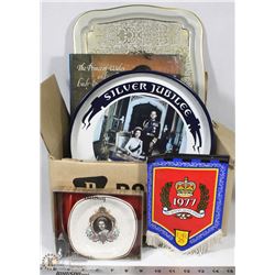 BOX OF ROYALTY COLLECTIBLES