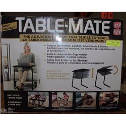 NEW TABLE-MATE ADJUSTABLE TABLE THAT SLIDES TO YOU